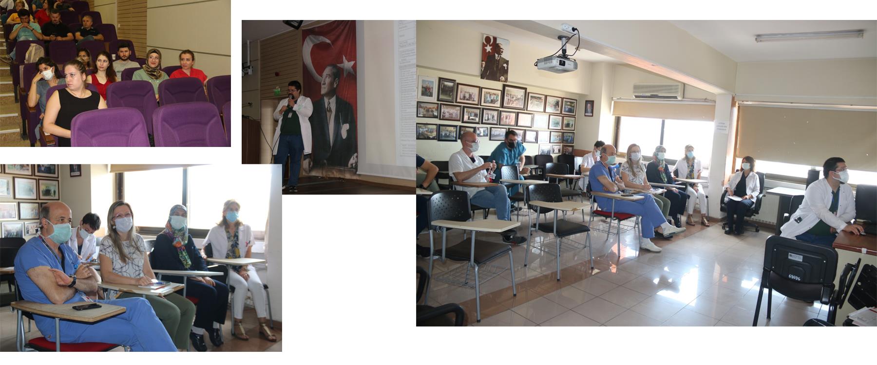 İzmir Atatürk Eğitim ve Araştırma Hastanesi Hemovijilans Birimi eğitimleri A konferans salonunda verilmeye başlanmıştır.